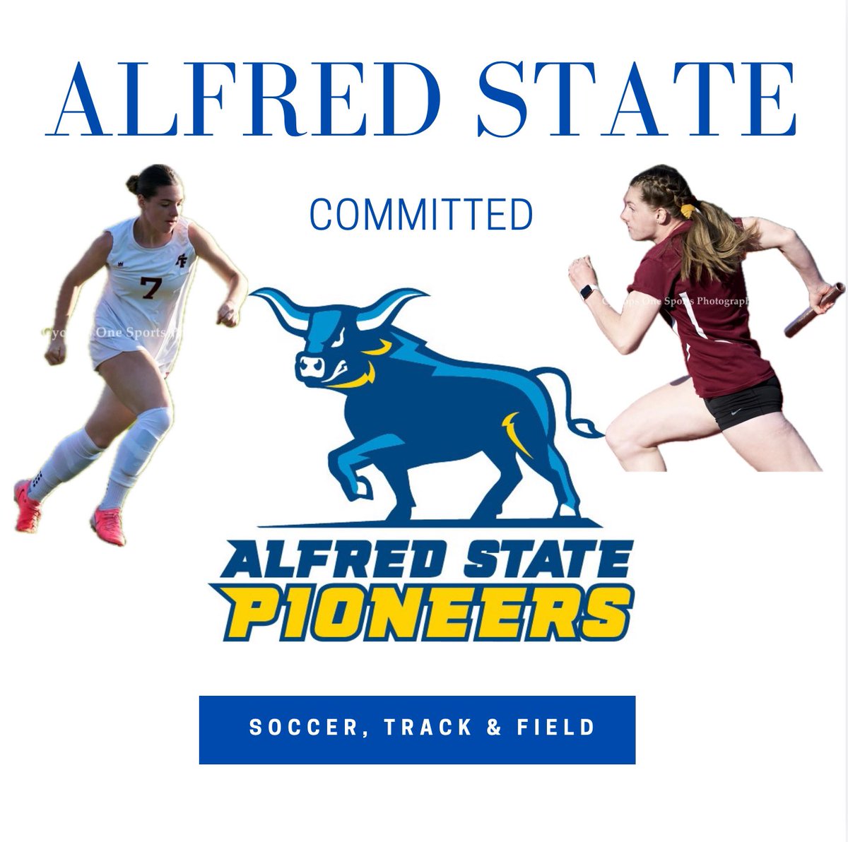 KCrahan40336's tweet photo. I am so excited to announce my verbal commitment to continue my athletic and academic career at Alfred State! Thank you to my family, coaches, and teammates for supporting me throughout this process. #gopioneers https://t.co/3ZQpOrJdk6