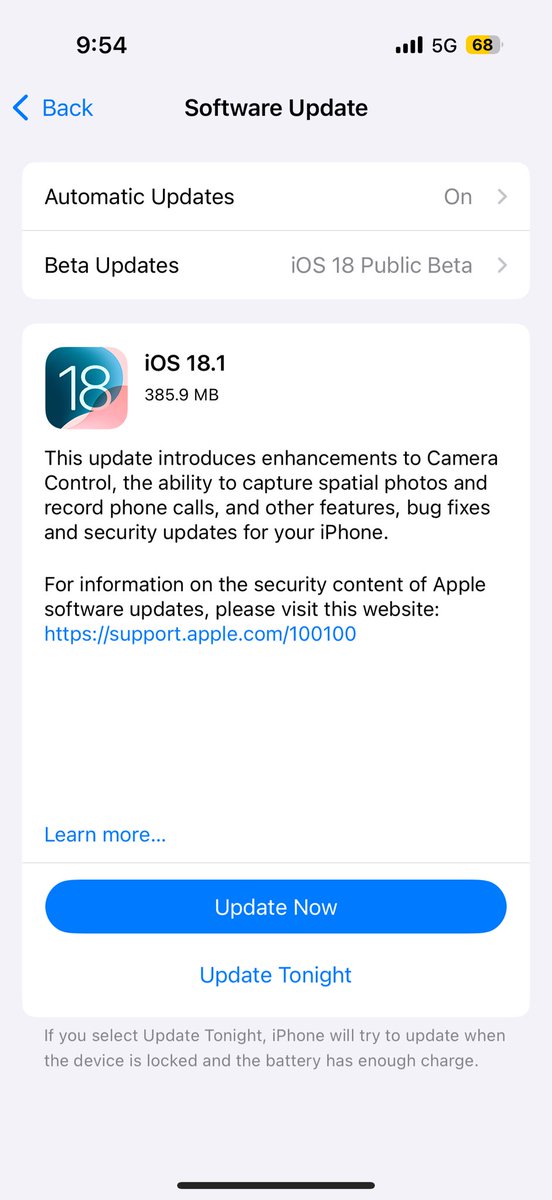 Darshilofficial's tweet photo. Finally Apple Intelligence is here with iOS 18.1

To activate Apple Intelligence->

Update to Latest iOS 18.1 Version
Change ur language Region to English(US)
Change Siri Language to English(US)
Settings ->Apple Intelligence->Join Wailist

Wait few hours, then it will downloaded. https://t.co/rAdmwZJOYf