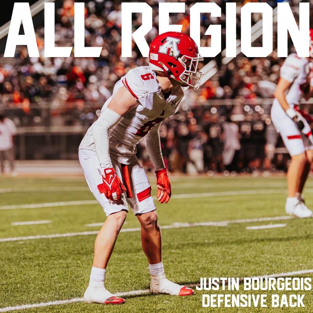 Congratulations to Justin Bourgeois on being named to the Region 3 All Region Team!