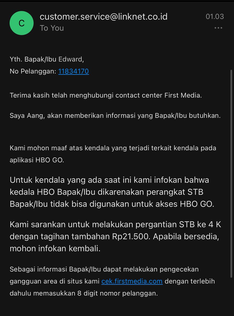 andrepele's tweet photo. FIRSTMEDIA CLASSIC, kalo ga nambah bayar ya emang cuma nambah bayar doang solusinya kalo ada problem!! TOP!!! @FirstMediaCares @FirstMediaCares @FirstMediaCares @FirstMediaCares #FIRSTMEDIABAPUK https://t.co/yDPK1Kpysq