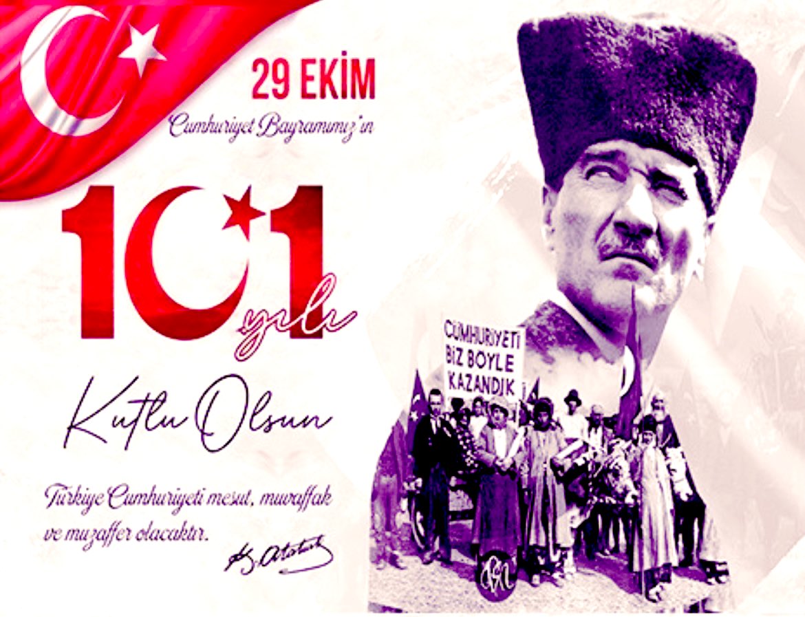 #Cumhuriyetin101Yılı
