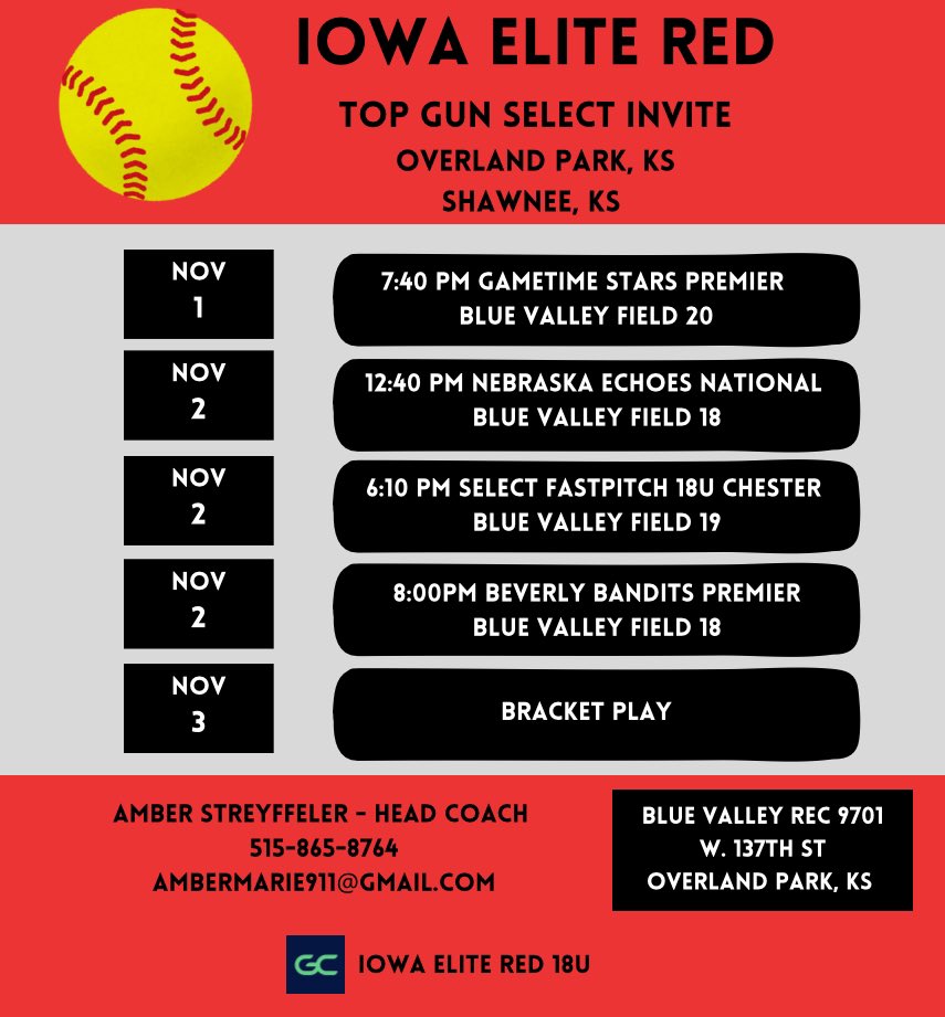 Riley Redig (@redigriley) on Twitter photo Here is my schedule for this weekend in Kansas City with <a href="/IowaElite/">Iowa Elite Athletics</a> !
<a href="/TopGunEvents/">Top Gun Events</a> Here is my schedule for this weekend in Kansas City with <a href="/IowaElite/">Iowa Elite Athletics</a> !
<a href="/TopGunEvents/">Top Gun Events</a>