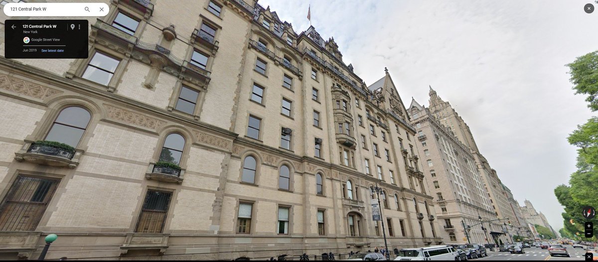 The Dakota, The Langham, and the San Remo buildings from Central Park West. #WIP
