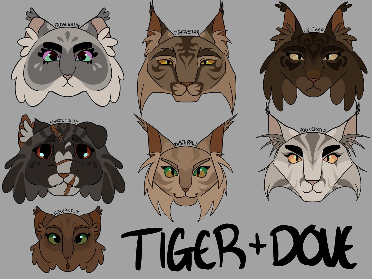 ok. tigerdove family. enjoy