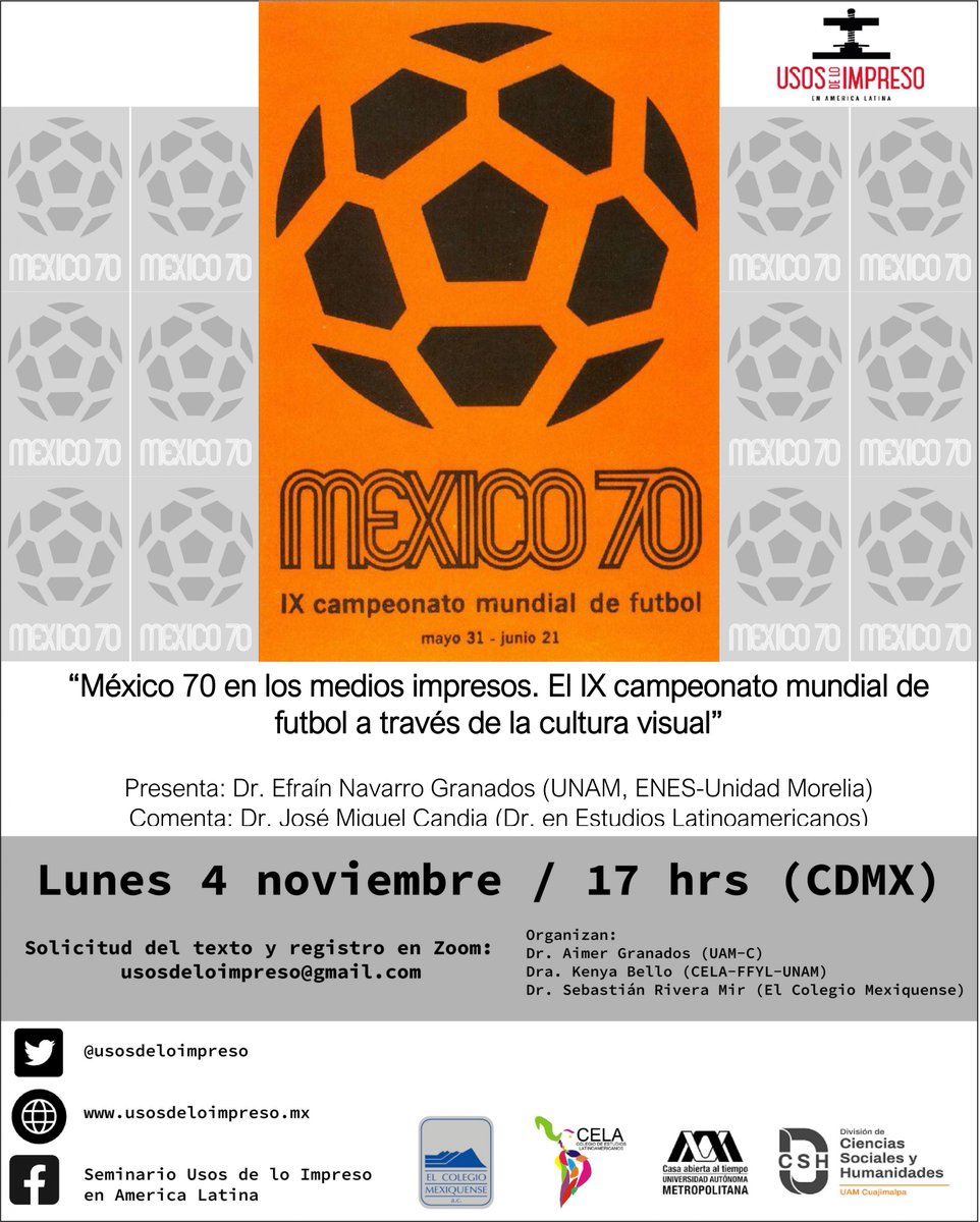Seminario usos de lo impreso en América Latina tweet media