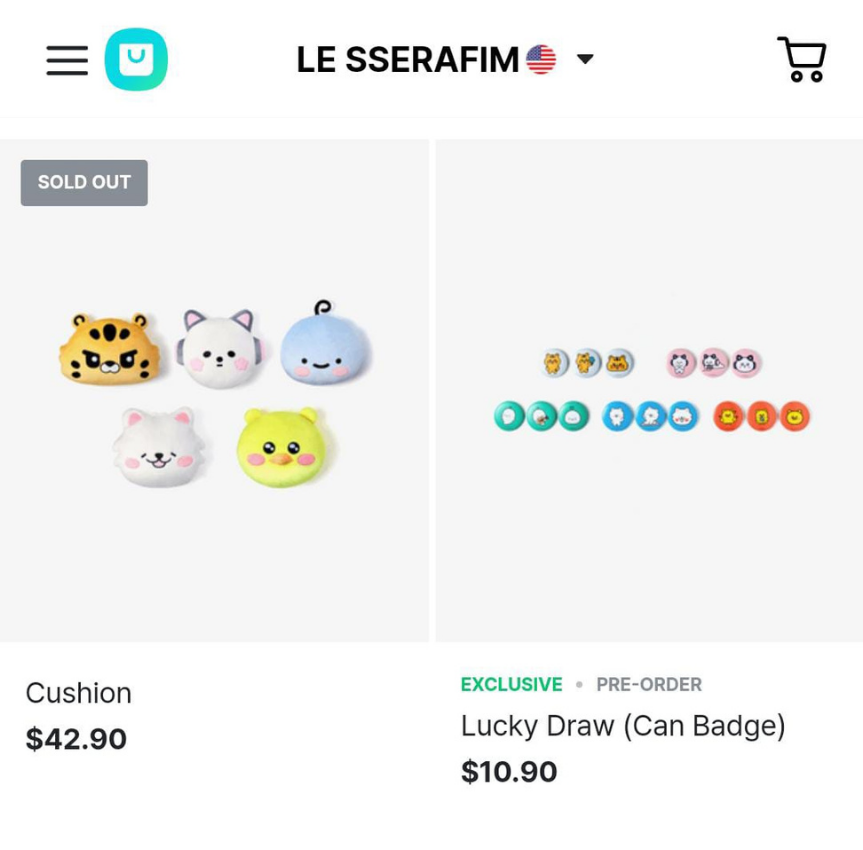 LE SSERAFIM Official Character 'FIM'S CLUB' Merch] ▫ HONGPPIPPI's