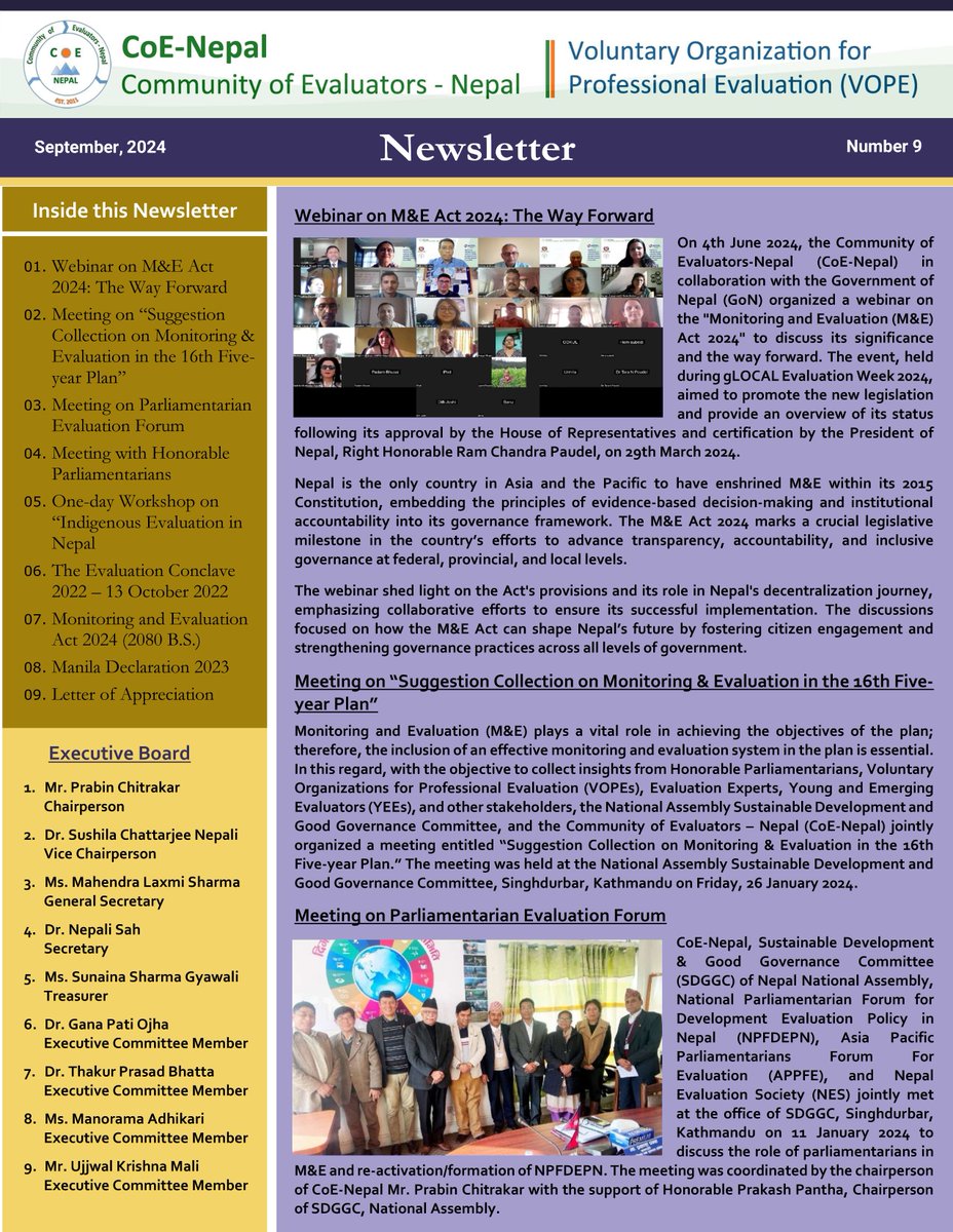 Community of Evaluators-Nepal (CoE-Nepal) tweet media