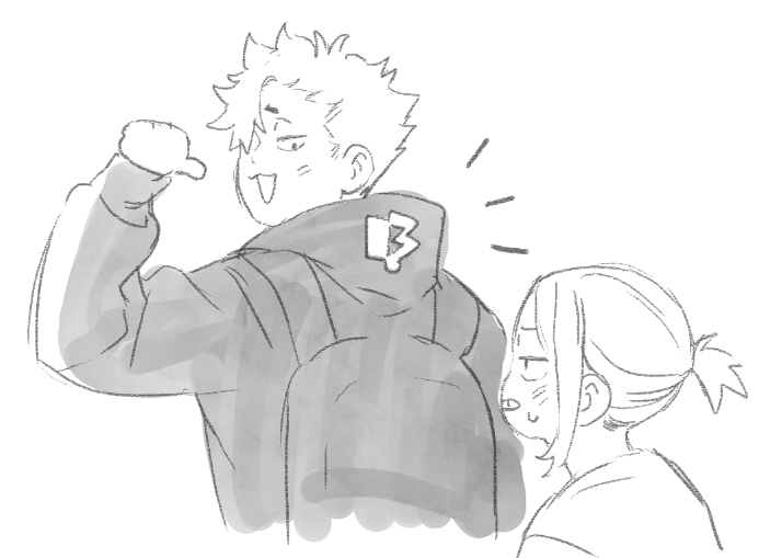 he's wearing it 