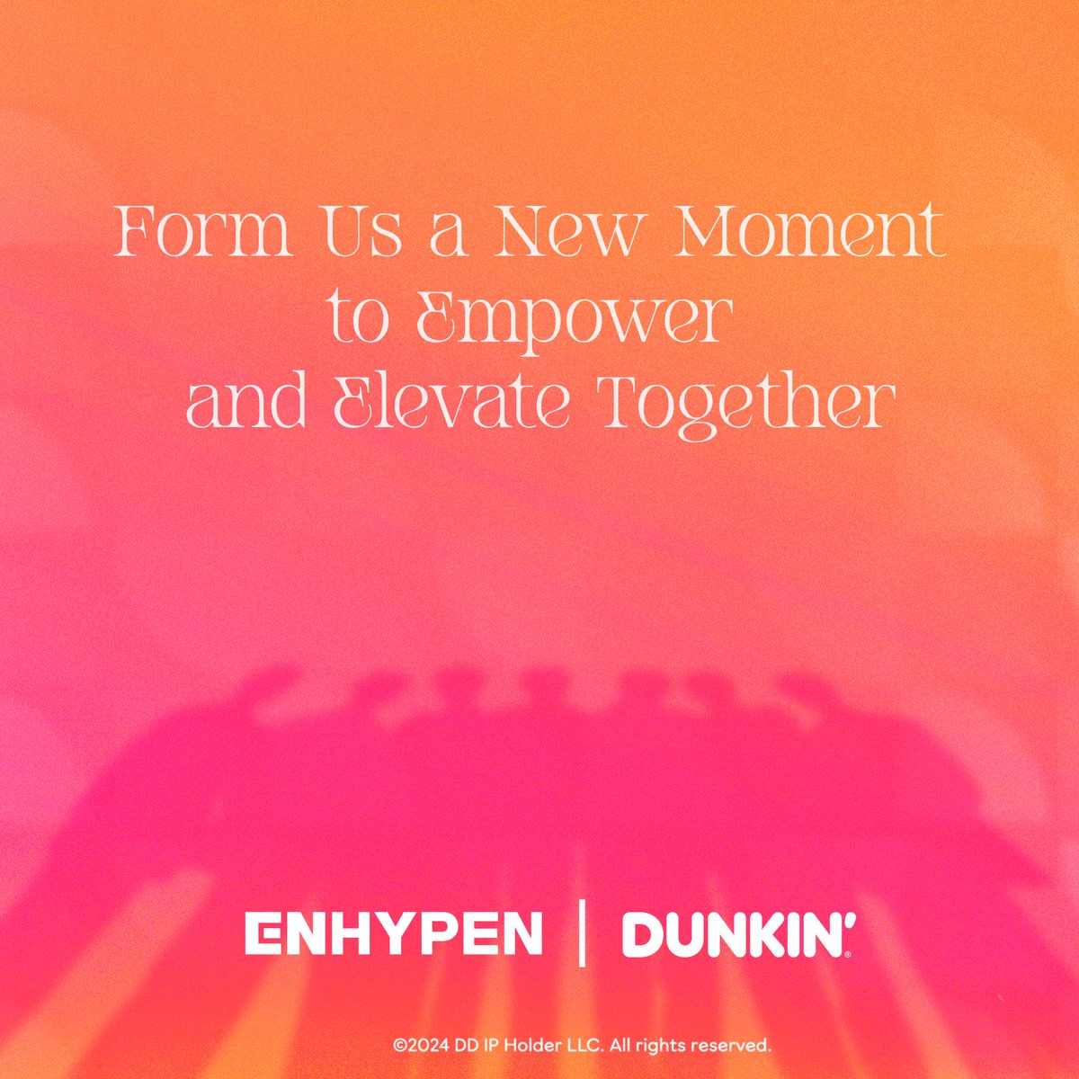 dunkinph's tweet photo. Times are passing by so fast. Let's all gather together again in one memorable moment. 🧡#DES7INED_ENHYPEN_with_DUNKINPH https://t.co/Sj7kuSlXgA