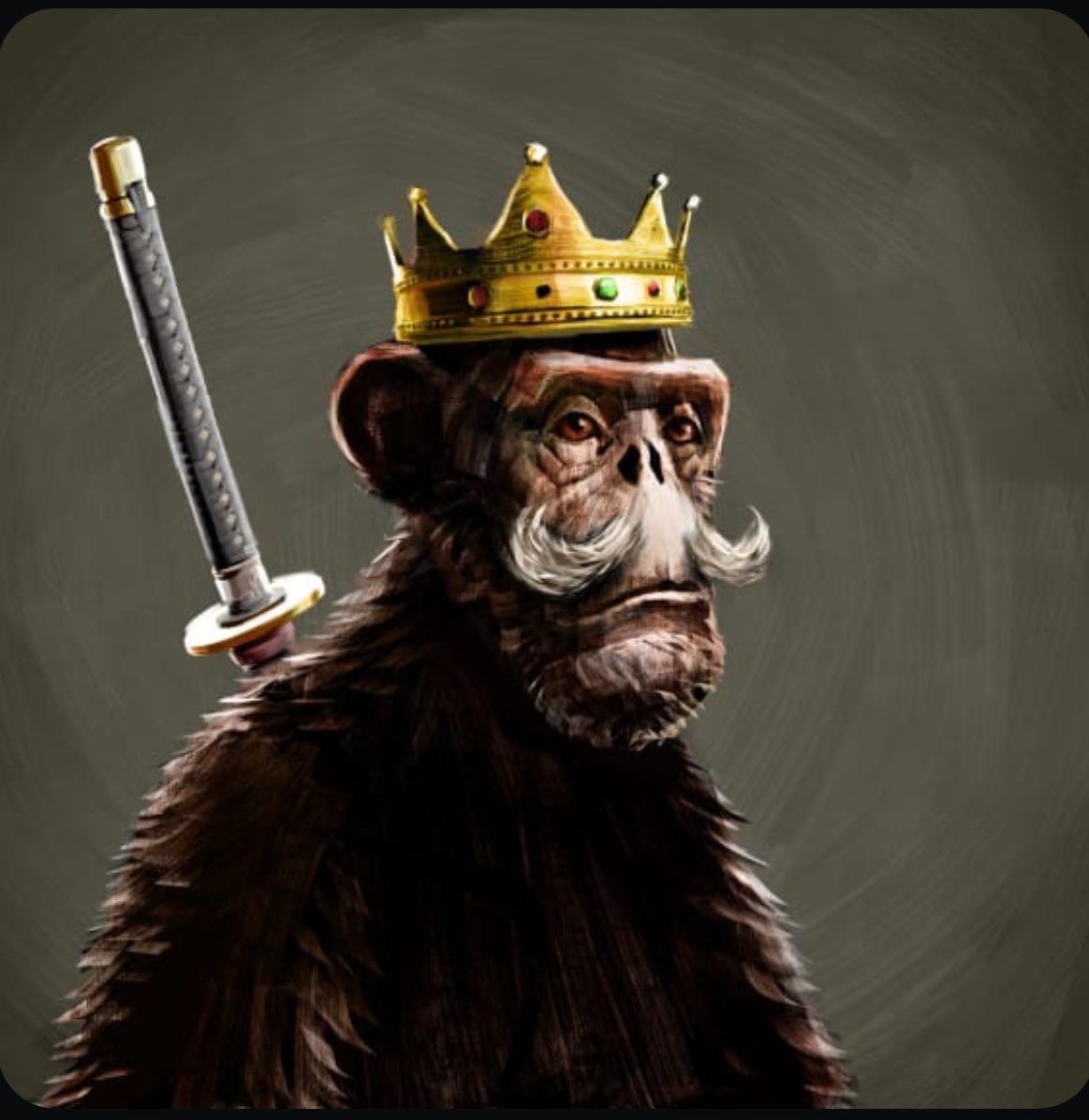 I am now a king 
<a href="/the_ape_society/">The Ape Society</a>
