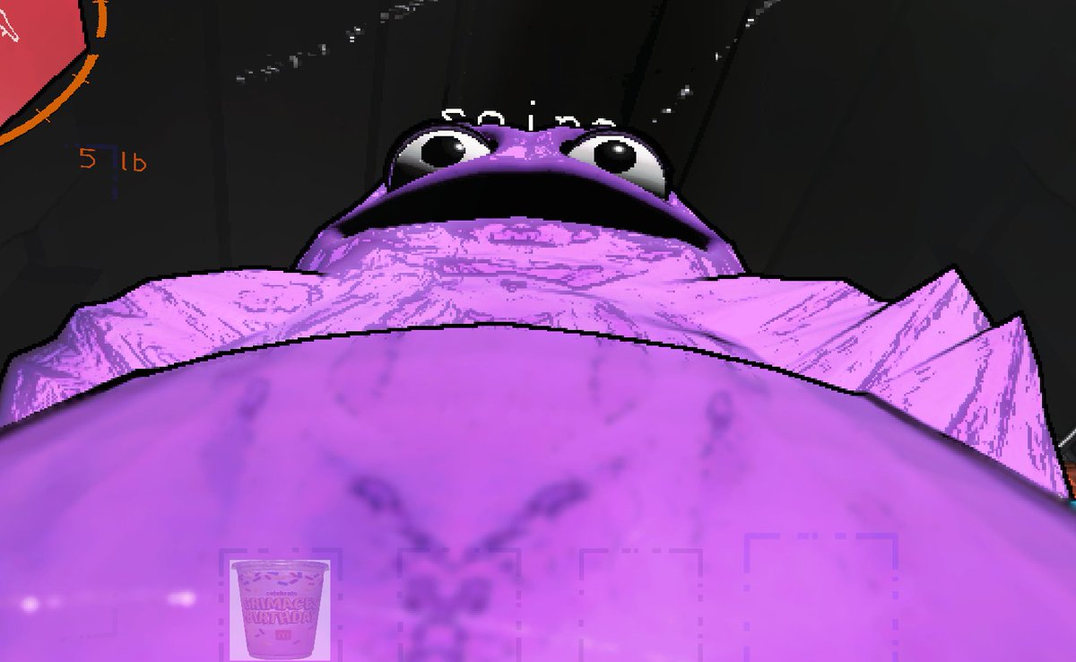who let @seinedbd use the grimace skin on lethal company