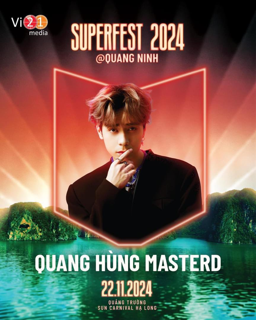 supportmasterd's tweet photo. [ ĐẠI NHẠC HỘI SUPERFEST 2024 ]

Muzik Miền Bắc ơi!! Hùng đến rồi nè!!🛩️
Set kèo tụm 3 tụm 5 quẩy nhạc hội cùng Hùng tại Superfest Quảng Ninh nào!

Chi tiết xem tại 👇

🔗 https://t.co/77MRSYxhS2 

#QuangHungMasterD #Vi21Media #Superfest2024 #Muzik #SupportMasterD https://t.co/JbzFWO05uU
