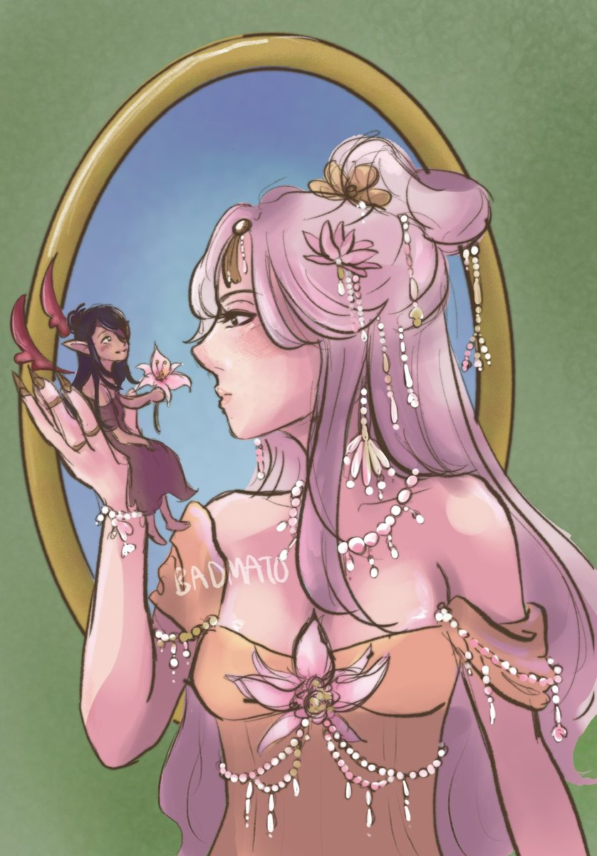 badmatoz's tweet photo. day 6: flowers πͺ·ππ«
ningguang and her lil fairy π§ββοΈ
#BGWeek24 #εη₯ #genshin #beiguang https://t.co/wu3IJV5ia5