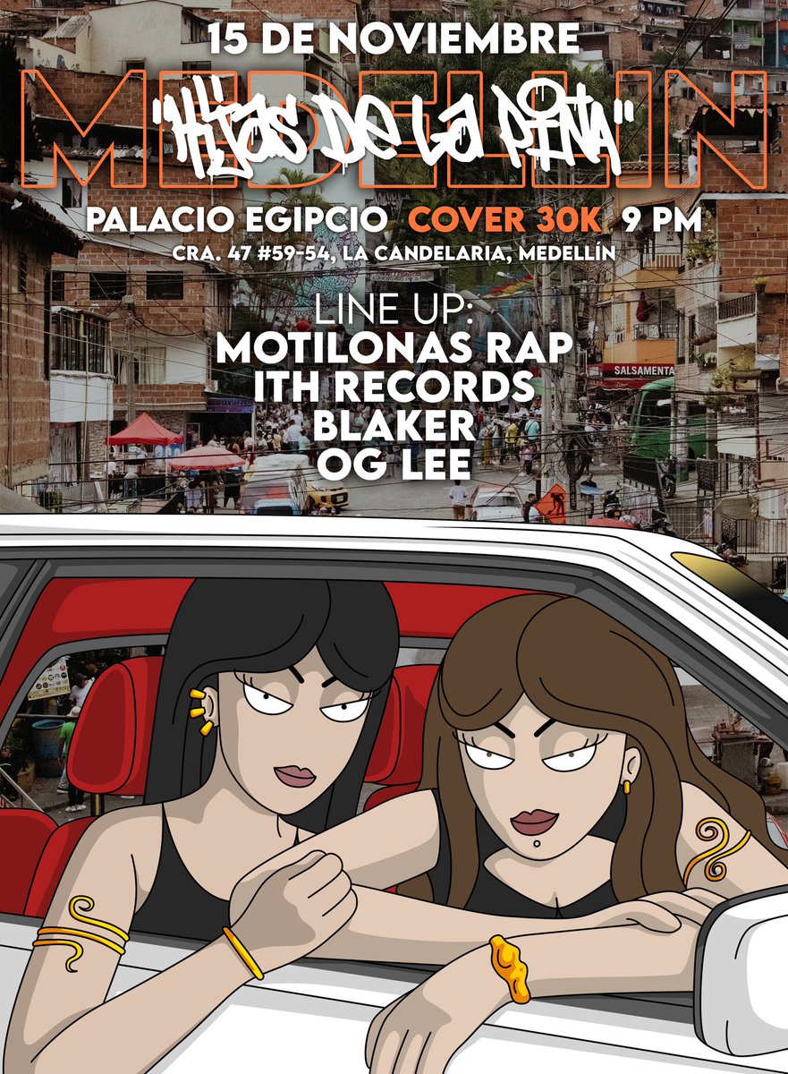 El 15 de noviembre llega la energía de “Hijas de la Piña” a MEDELLIN.🎤✨ 
COMPRA TU BOLETA AQUI!! 

🔗 wa.me/573133024977