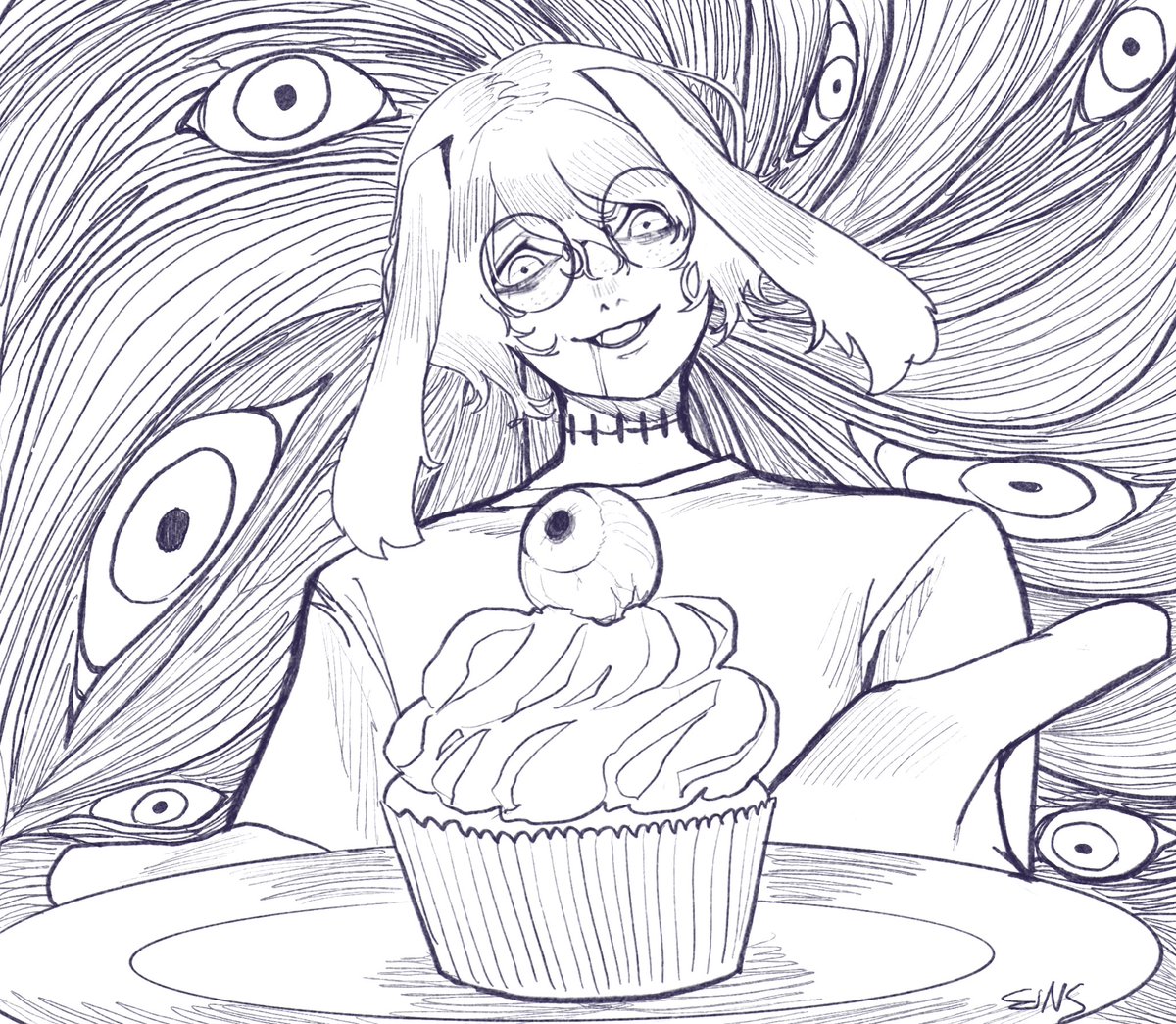 B for Beware hehe #lofiartparty #ffxivart