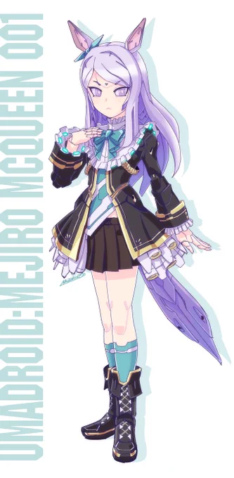 メカウマ娘、似たようなモノは描いてたな