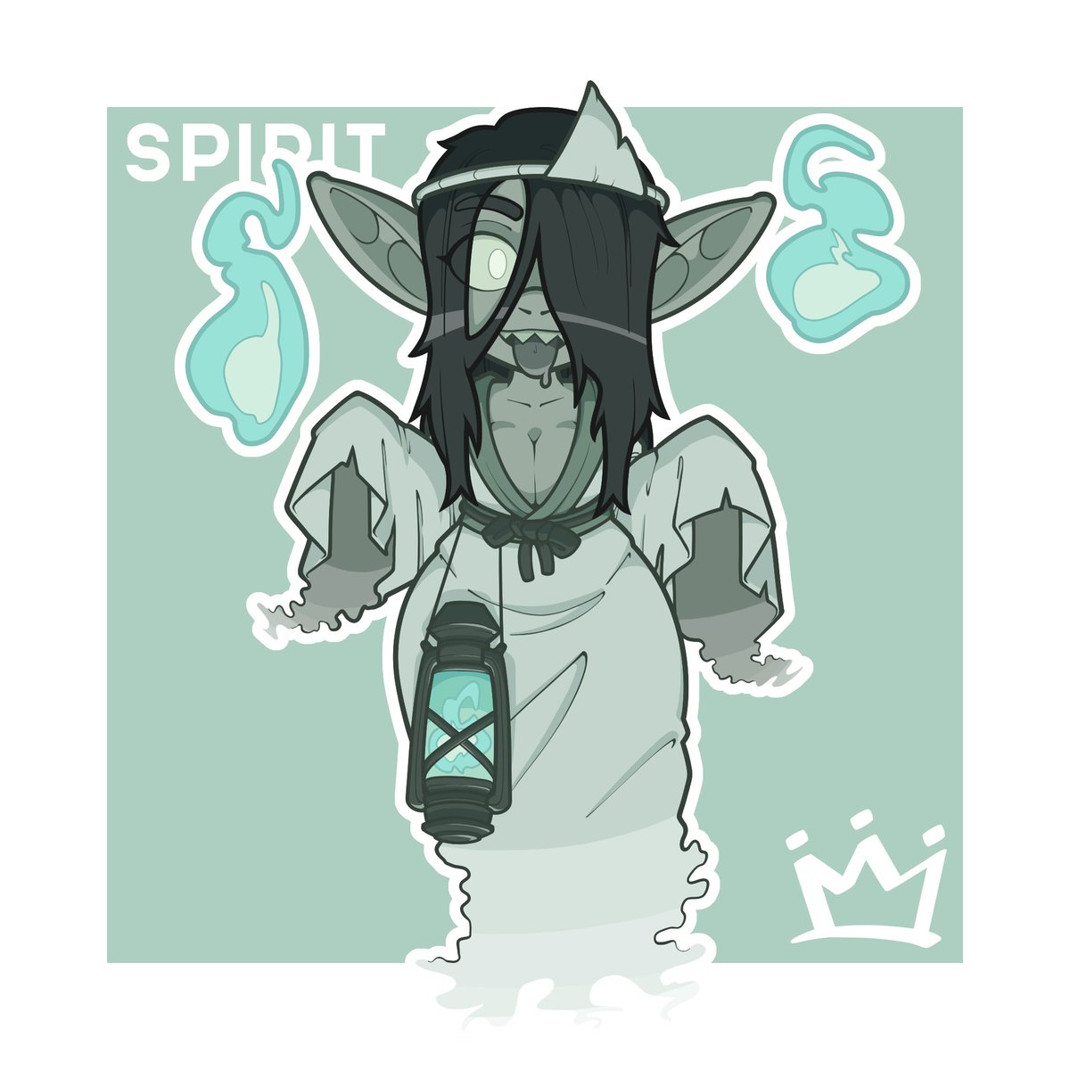moxpunk's tweet image. Gobtober 28: Spirit
Boo! You've been haunted by a playful spirit that refuses to move on! Thankfully, she doesn't plan on going anywhere. Playing pranks on adventurers or sending them on quests is just too much fun!
#gobtober #gobtober2024