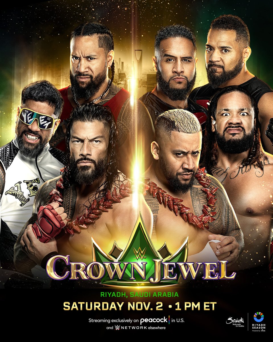 WWE (@wwe) on Twitter photo We ACKNOWLEDGE this match at #WWECrownJewel. โ๏ธ
๐ฆ pck.tv/3bqfYSq
๐ WWENetwork.com
<a href="/RiyadhSeason/">ู
ูุณู
ุงูุฑูุงุถ | Riyadh Season</a> We ACKNOWLEDGE this match at #WWECrownJewel. โ๏ธ
๐ฆ pck.tv/3bqfYSq
๐ WWENetwork.com
<a href="/RiyadhSeason/">ู
ูุณู
ุงูุฑูุงุถ | Riyadh Season</a>