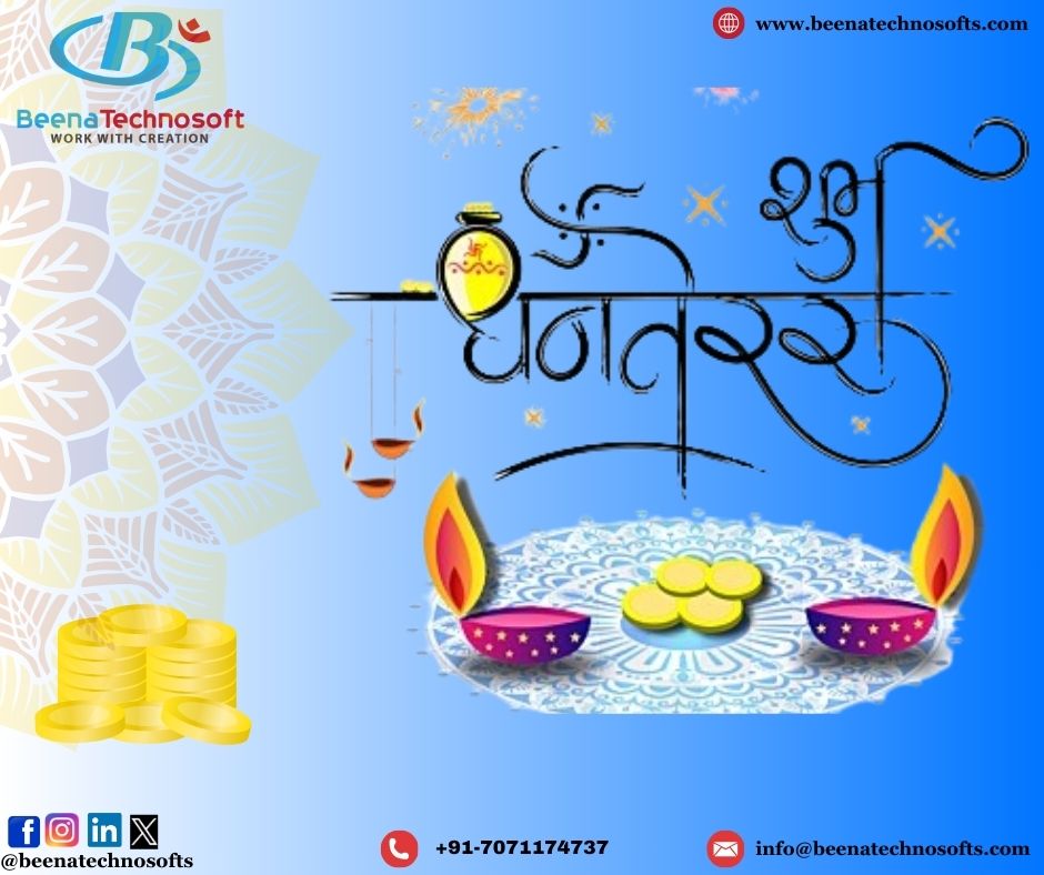 beenatechnosoft's tweet image. ✨ Shine Bright This Dhanteras with Beena Technosoft! ✨
This Dhanteras, let’s welcome prosperity, wealth, and success into our lives. Beena Technosoft is here to empower your journey toward digital growth and innovation.
Happy Dhanteras to all!
#BeenaTechnosoft #Dhanteras2024