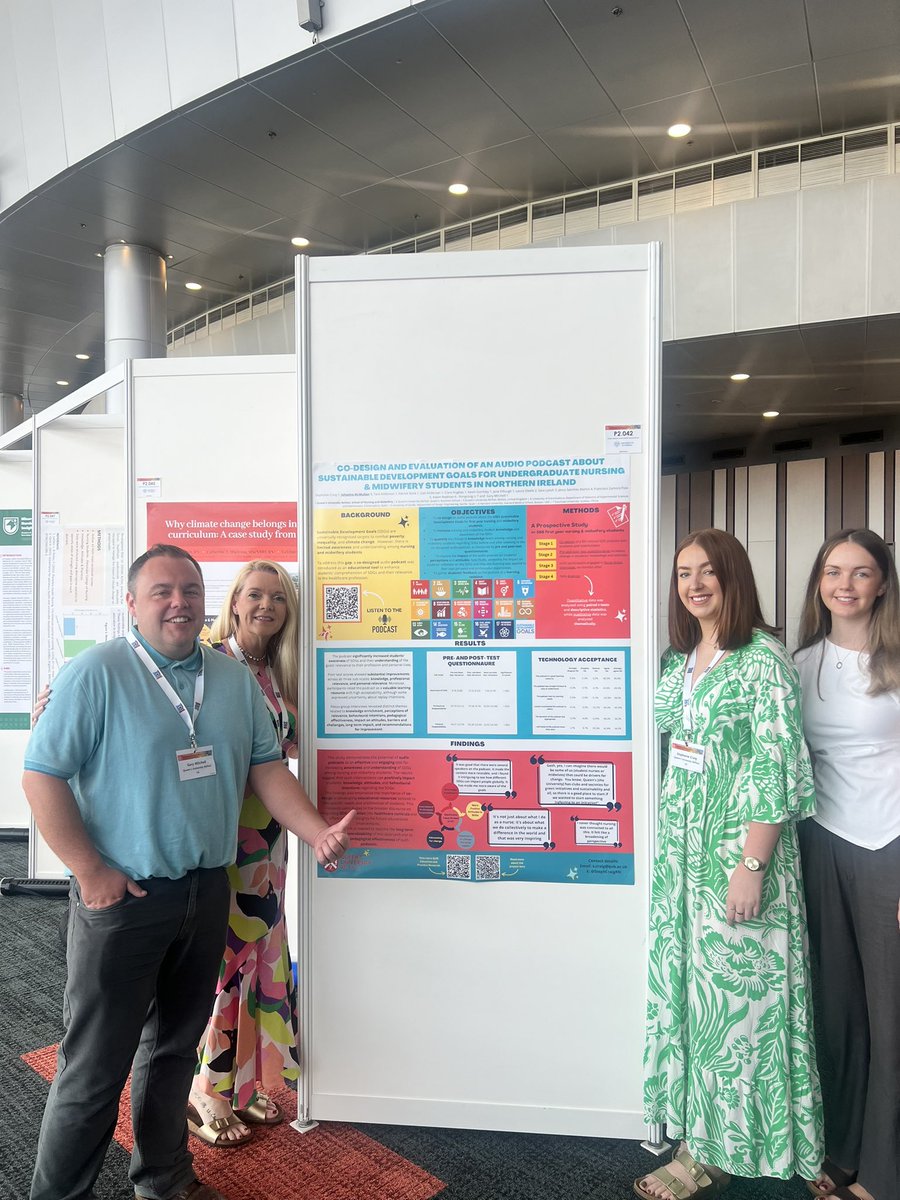 We’re #delighted to #present our #work on co-designing an audio #podcast on the <a href="/UN/">United Nations</a> #SustainableDevelopment #Goals for #undergraduate #nursing &amp; #midwifery #students in Northern Ireland <a href="/NETNEPCONF/">NETNEPCONF</a>! 🌎🌱