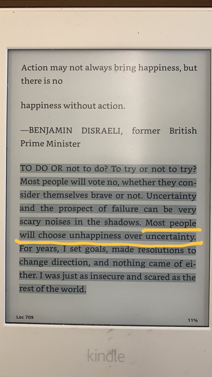 Most people will choose unhappiness over uncertainty. 

Are you most people?