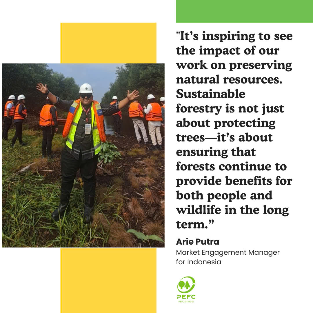 🌳 Meet our incredible colleague Arie Putra, his role with PEFC International aligns perfectly with his longstanding passion for conservation.

Read the full interview here: loom.ly/ggtlnp4

#PEFC #storytelling #certification #forests #IFCC