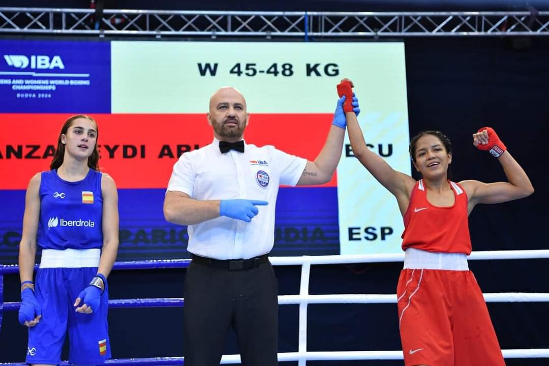 MUNDIAL DE BOXEO JUVENIL IBA - BUDVA MONTENEGRO 2024 

Nuestra pugilista tricolor Leydi Lanza avanza a cuartos de final del Mundial Juvenil IBA .
El día de mañana se enfrentará a Niewiadomska N. en los 48 kg, buscando el pase a semifinales de este gran torneo.