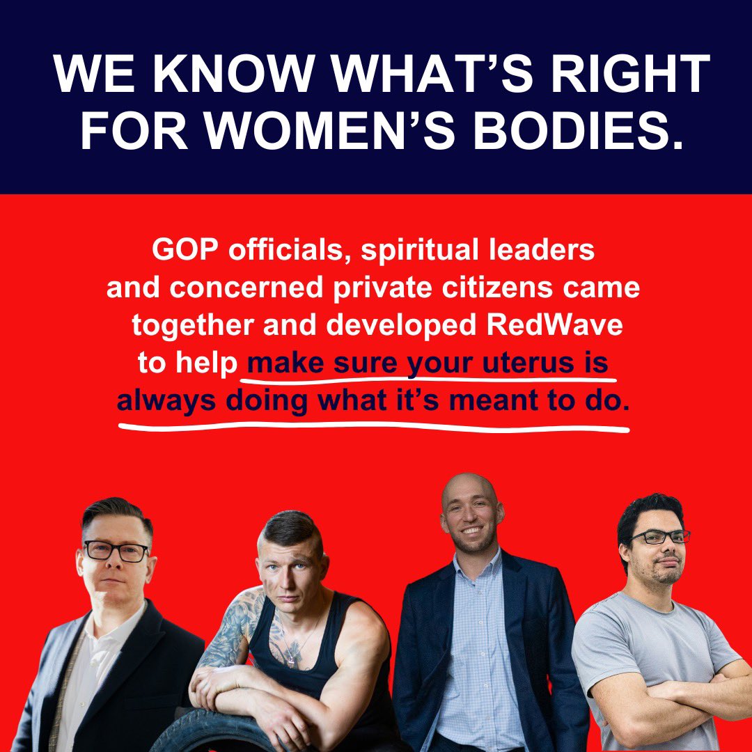 redwavetracker's tweet photo. No need to lift a finger, ladies 💅
Period tracking is a job for men 💪 https://t.co/d3MkxmHhfz