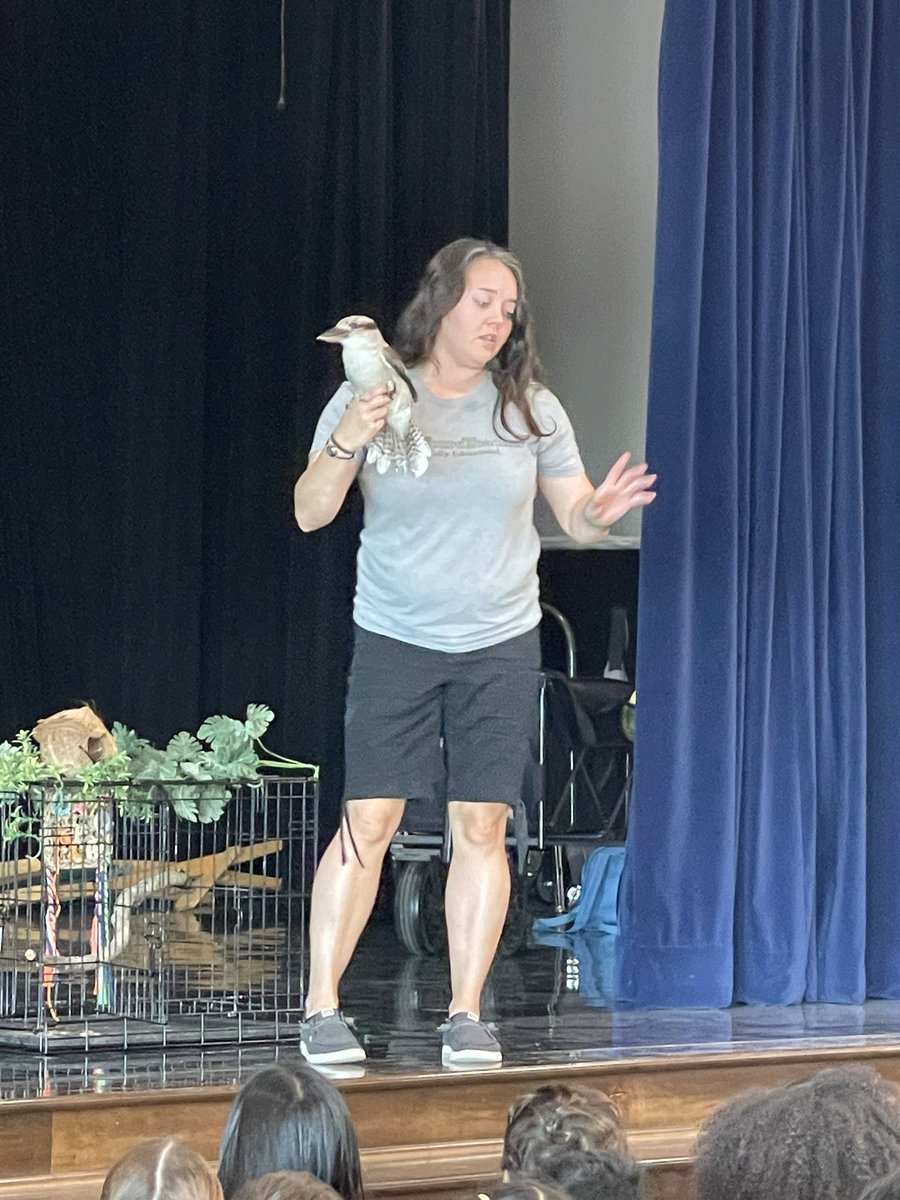 We love having Creature Teacher visit our school. The students (and staff) enjoy seeing the animals and learning about what makes them unique. <a href="/StephACoulter/">Stephanie Coulter</a> @HEBISDpeople