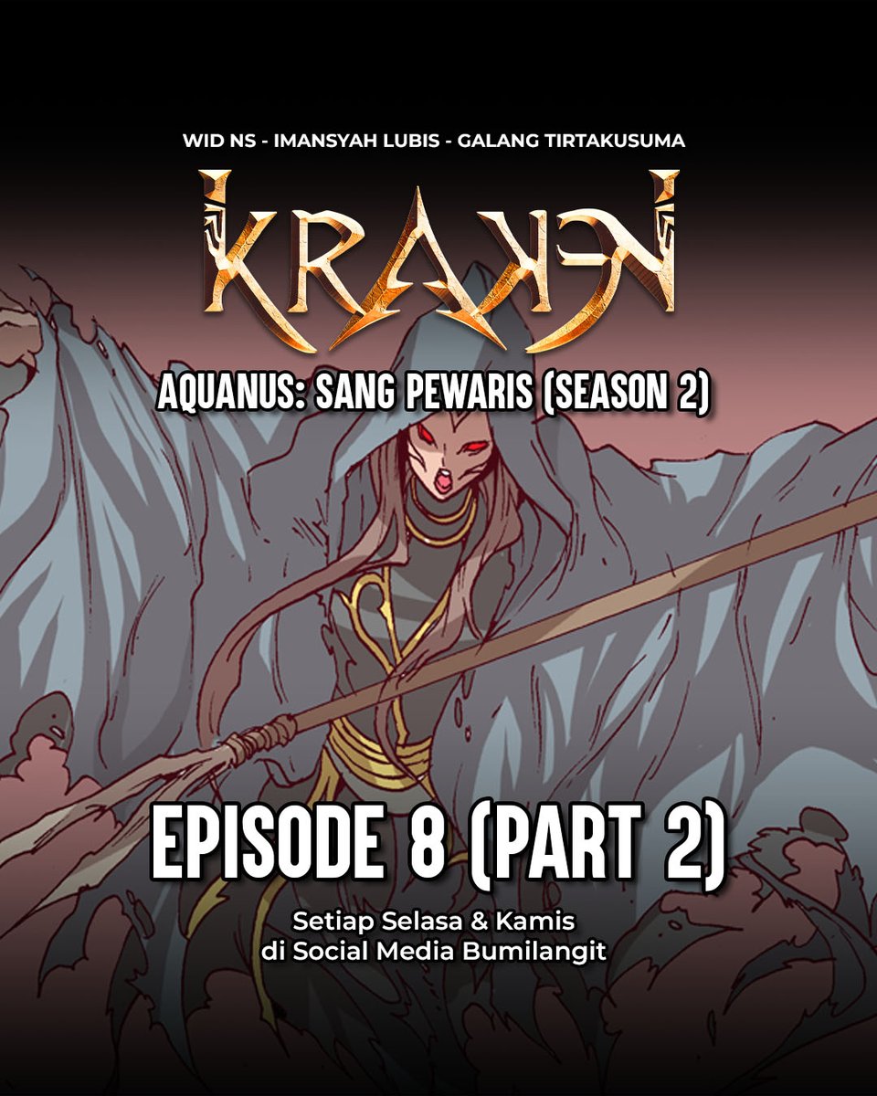 BumilangitID's tweet photo. Banua keluar dari segel??
KRAKEN
AQUANUS : SANG PEWARIS Season 2
SETIAP SELASA & KAMIS DI SOCIAL MEDIA BUMILANGIT!
#BUMILANGIT #AQUANUS #KRAKEN https://t.co/wNArpe7Wfc