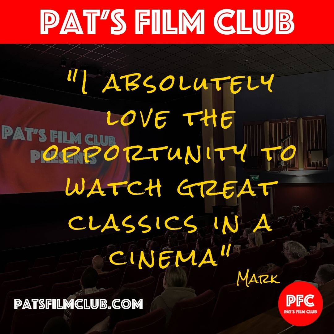 PatsFilmClub's tweet image. 🎬 If you adore classic films, Pat’s Film Club is your perfect escape. Join us for screenings that take you back in time! #RetroCinema #FilmBuff #JoinUs  rfr.bz/t1444a3