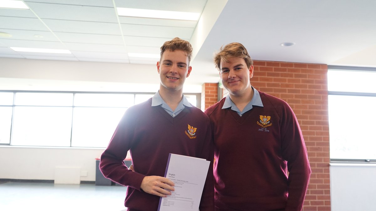 Marcellin's tweet photo. Congratulations to our Year 12 students on completing their English exam and kicking off the 2024 exam season. Wishing all students the very best for the remaining exams. Keep striving for the highest!
.
.
.
#StriveForTheHighest https://t.co/pLNcYeEo9H