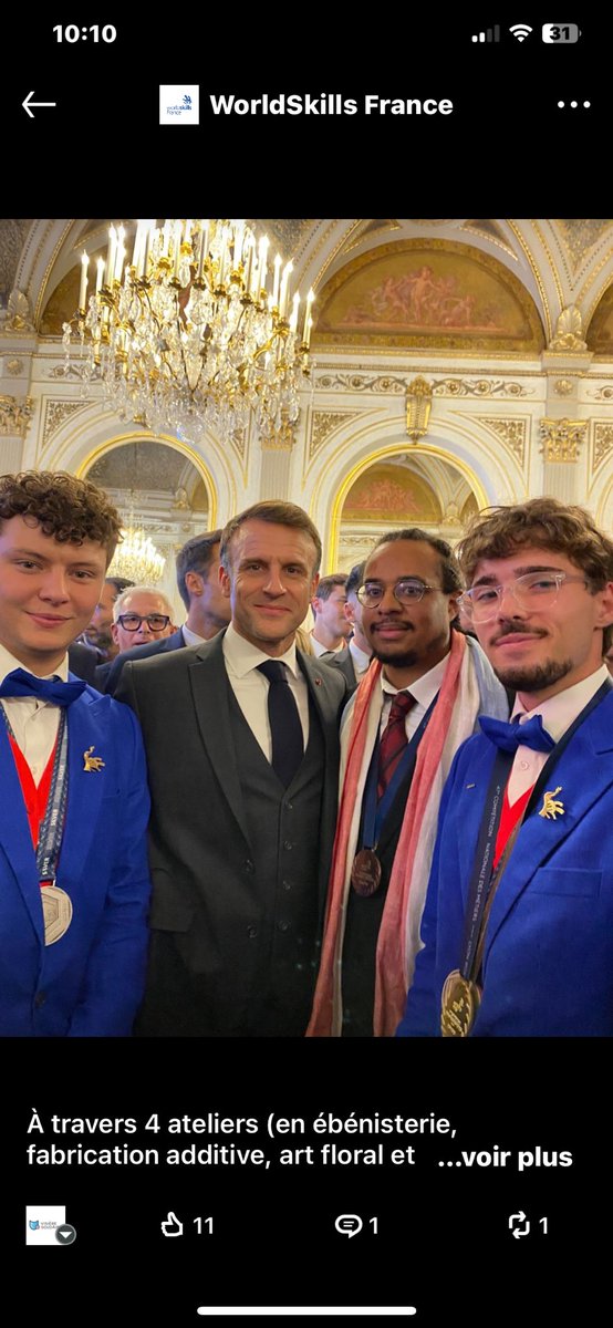 cosmyx3d's tweet photo. @DGEntreprises @Economie_Gouv @Elysee Nos champions #WorldSkills #RaphaelCriado, Titouan
David ont réalisé des démo #fabricationadditive avec #HoliMaker & @cosmyx3d #3Dprinter. 🇫🇷🥈 #Cosmyx #3D, pour la 2ᵉ fois à l’expo #FabriquéEnFrance, avec solutions en #Fabricationadditive distribuée™
Merci #DGE https://t.co/sPVU9cRyJc