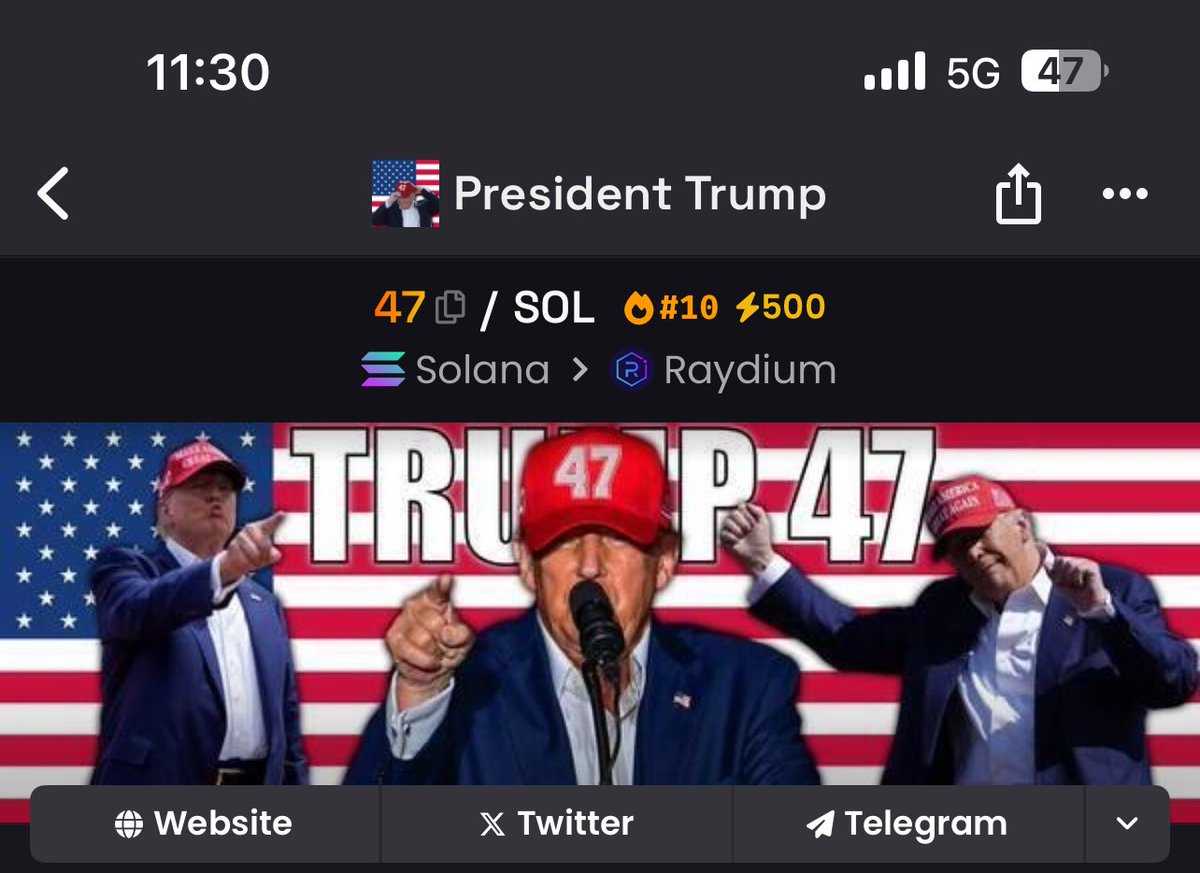 supercontraa's tweet photo. $47 easiest 10x in a week.

We go past $100mn and if Trump wins we go to $470mn https://t.co/utzPKiEqLR