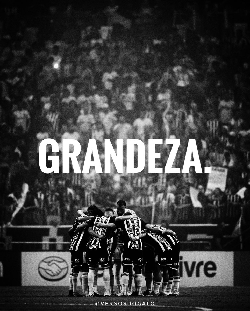 VersosdoGalo's tweet photo. GRANDEZA

Libertadores é sobre Grandeza.

E da nossa a gente não abre mão. 

Vamos pro jogo como Clube Atlético Mineiro. 

E voltar de lá como os finalistas que merecemos ser. 

Vamo, Galo. 
Ser Bi da Libertadores. https://t.co/7e5of2SwwM