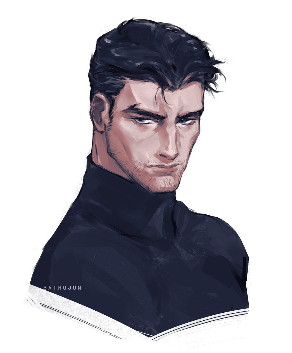 Bruce Wanye in a dark turtleneck. No notes