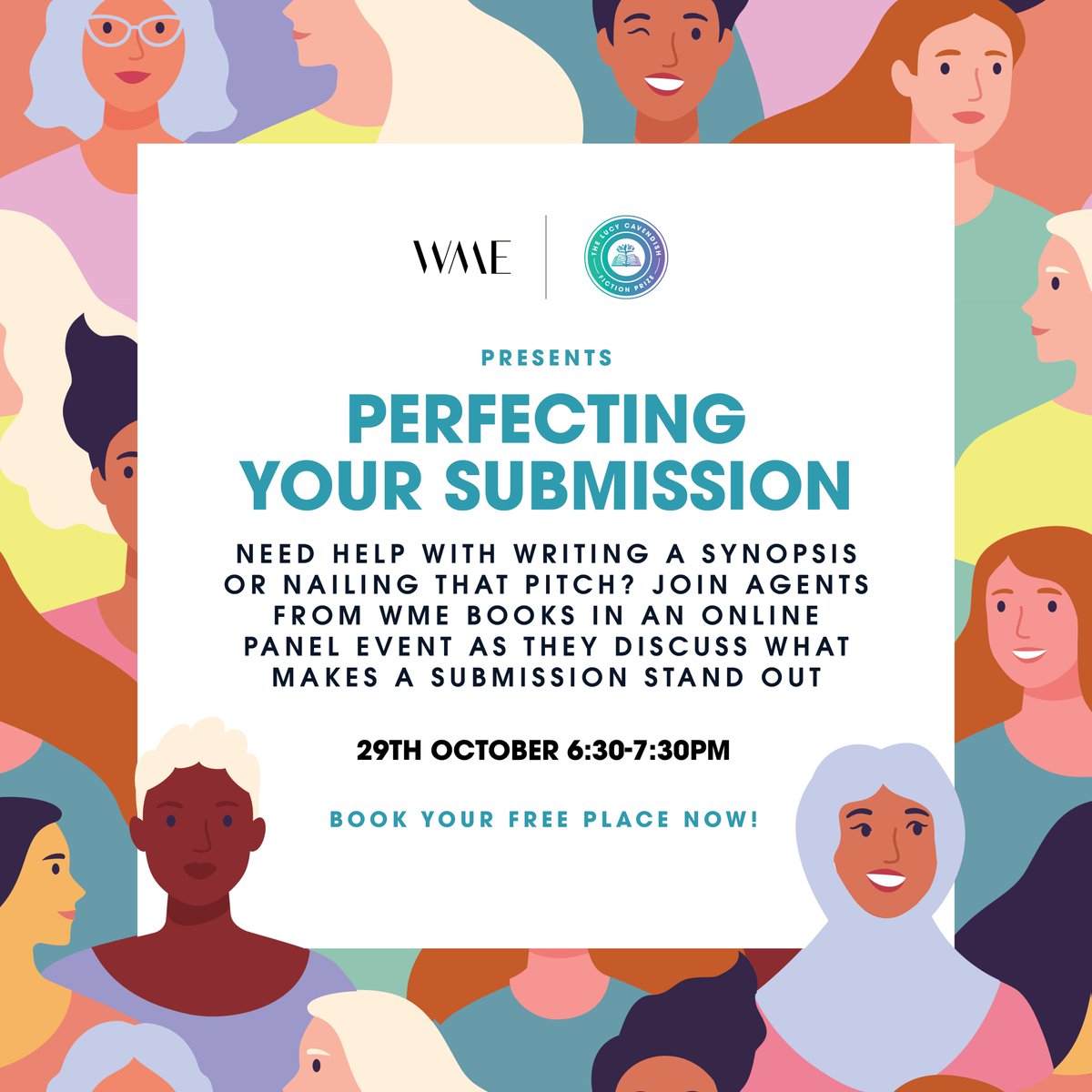 Lucy Cavendish Fiction Prize (@lcfictionprize) on Twitter photo There is still time to register for tonight's FREE event at 6:30pm BT!
Join the wonderful <a href="/WMEBooksUK/">WME Books UK</a> team and find out what makes a submission stand out ✒️
forms.office.com/Pages/Response… There is still time to register for tonight's FREE event at 6:30pm BT!
Join the wonderful <a href="/WMEBooksUK/">WME Books UK</a> team and find out what makes a submission stand out ✒️
forms.office.com/Pages/Response…