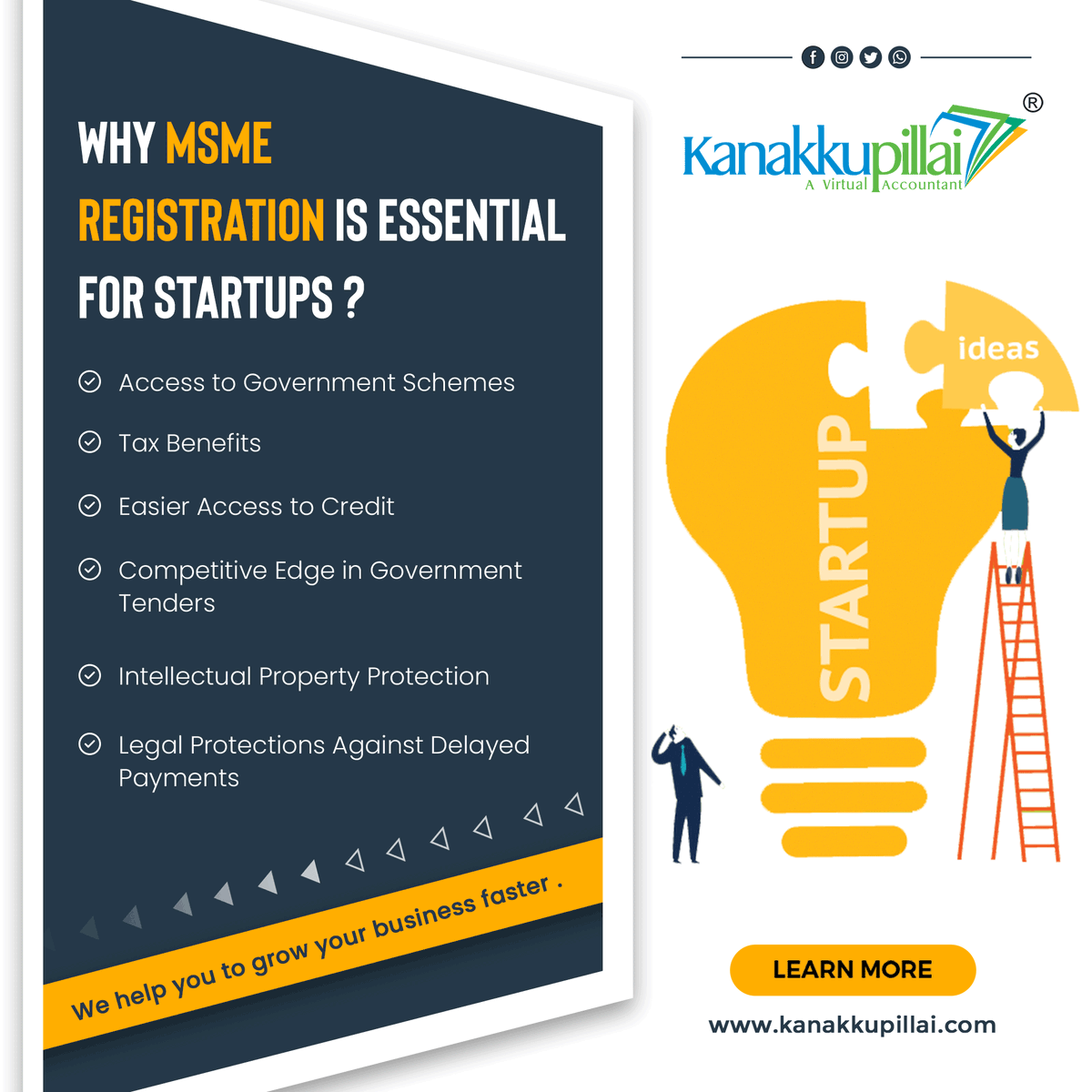 Kanakkupillai7's tweet image. Thinking of starting a business? 🤔 Don&apos;t miss out on the golden opportunity to scale your venture!

MSME registration is the key to unlocking a world of benefits for your startup. 

#msme #msmeindia #MSMEFunding #MSMERegistration #startup #startupbusiness #startupindia