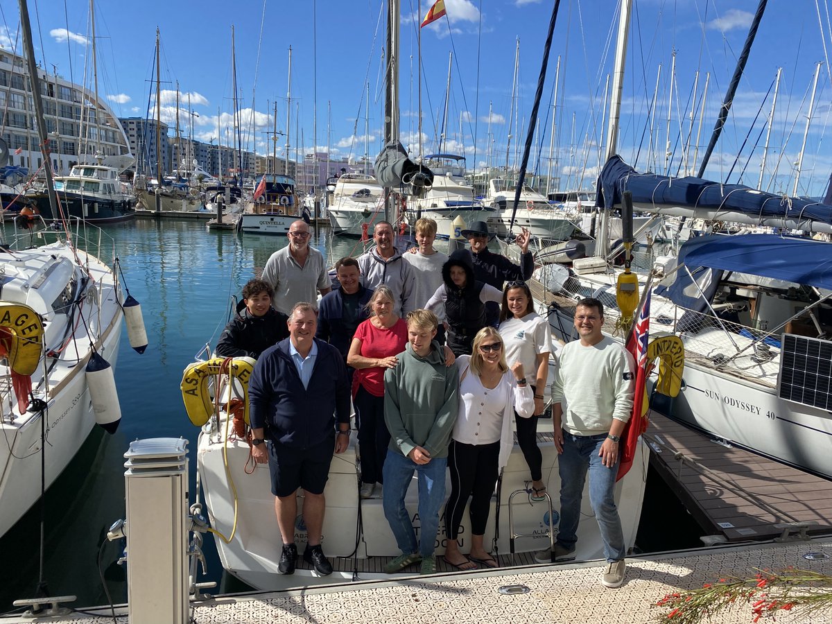 AllabroadSail's tweet photo. Congratulations on completing your 9-day ⛵Day Skipper Express training 🍾: Austin, Tyrone, Saulius, Nathan, Ann, Cain, Emma, Bailey, Hebe, Jack, Denis and Mike! A pleasure to have you all with us and hope to see you back soon! https://t.co/slXGPXzvz5