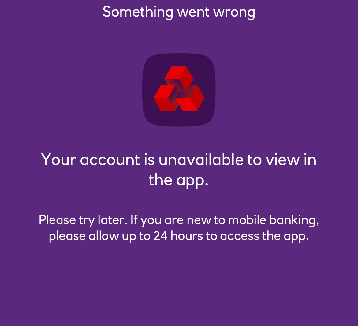Just_anotherGem's tweet photo. @NatWest_Help is your app down for everyone or just me? It was working yesterday. https://t.co/wbSNqBDAgj