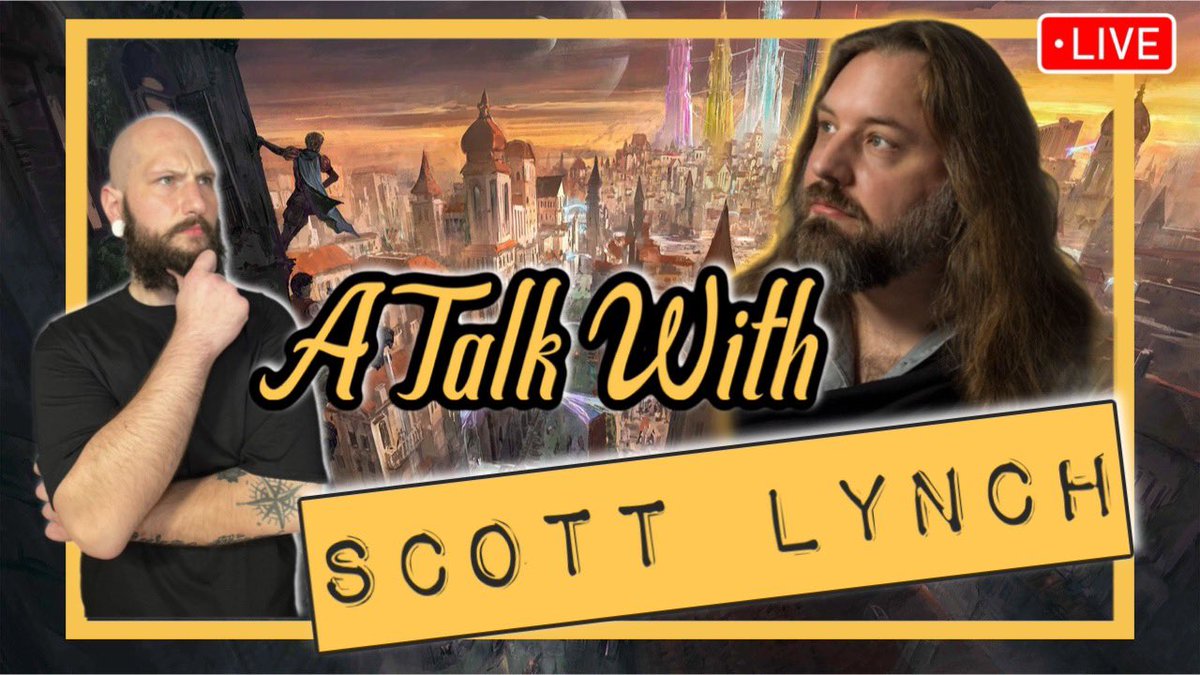 In 3 days, November 1st, I fulfill another dream of Interviewing <a href="/scottlynch78/">Scott Lynch</a> LIVE at 830pm EST!
