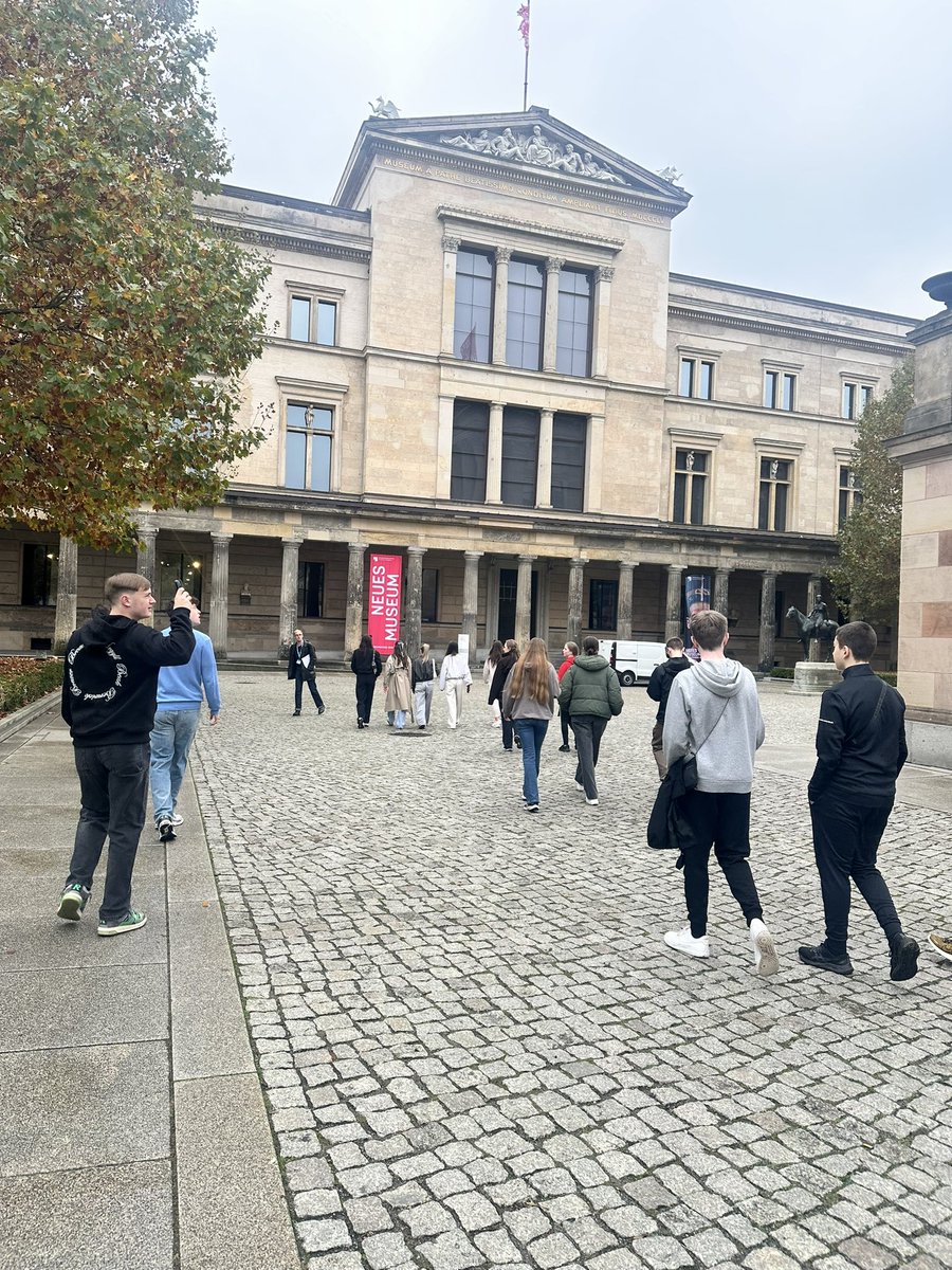 holycrossham's tweet photo. Day 2: 📍Museum Island - our walking tour of this beautiful city is under way. https://t.co/Xh9wEuMR75