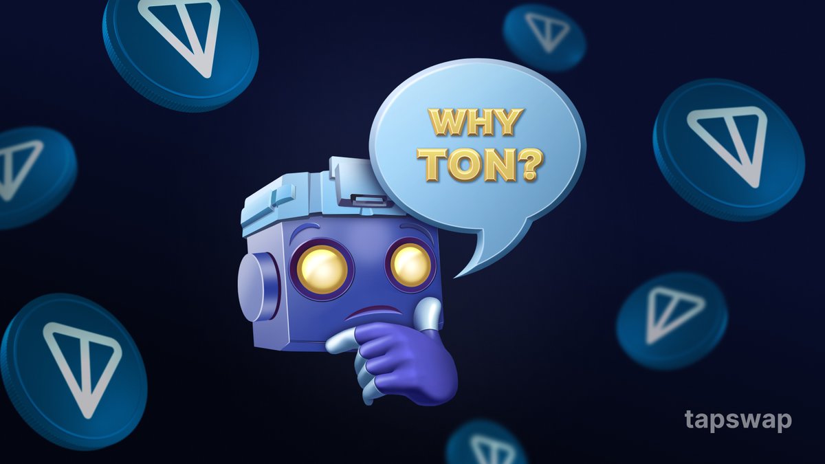 tapswapai's tweet image. Why do we love #TON? 

Here’s the top 5 reasons why 💎

1️⃣ Fast transactions (TON gets it done in seconds!)

2️⃣ Low fees 💸

3️⃣ Built for mass adoption, scalable and ready for the future 🚀

4️⃣ Seamless integration (works effortlessly with apps like @tapswapio)

5️⃣ Strong…