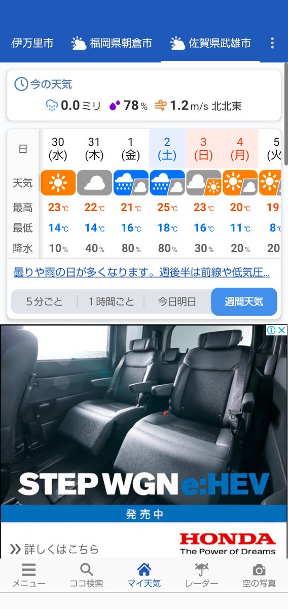 BeXgczJueIl90Rx's tweet image. 3日の武雄は晴れ☀️そうですね。
＃STPP