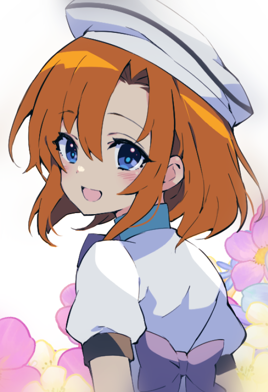 suzuragi's tweet photo. 今日もお疲れ様！なんだよ！　
#ひぐらしのなく頃に　#竜宮レナ https://t.co/yvDVLDlhfX