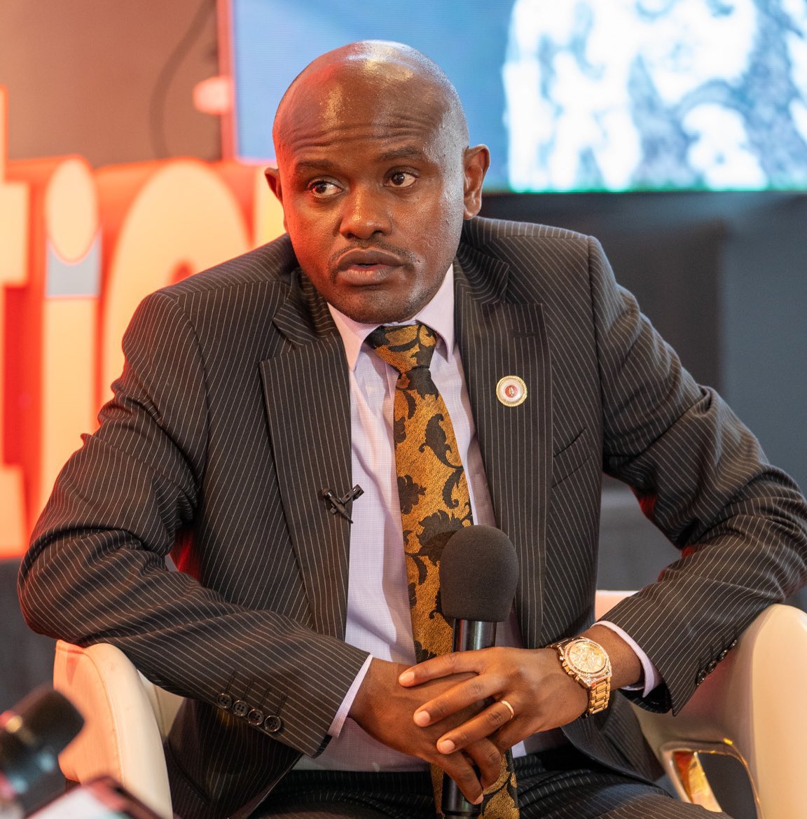 TheIEK's tweet photo. “The engineering landscape is dynamic, as such there is need for capacity-building initiatives. We have rolled out our programs to equip engineers with skills to be able to cope in the future.” Eng. Shammah Kiteme, CE, FIEK, President IEK, speaking to the media on the sidelines of the #31stIEKConvention