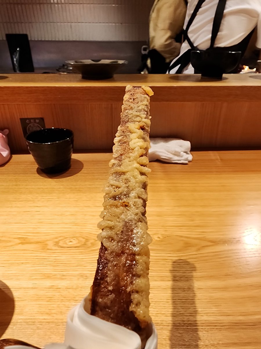 omochi4028's tweet image. ４品目
サワラのタタキ素麺
サワラのタタキが絶品💮
梨ジュース
牛蒡フライ
#虎ノ門とだか