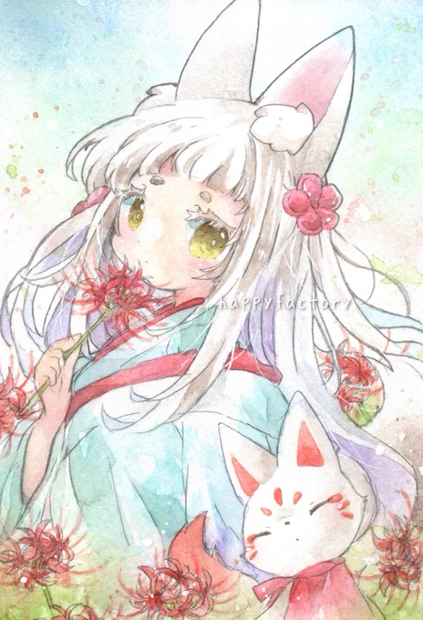 白狐さん 