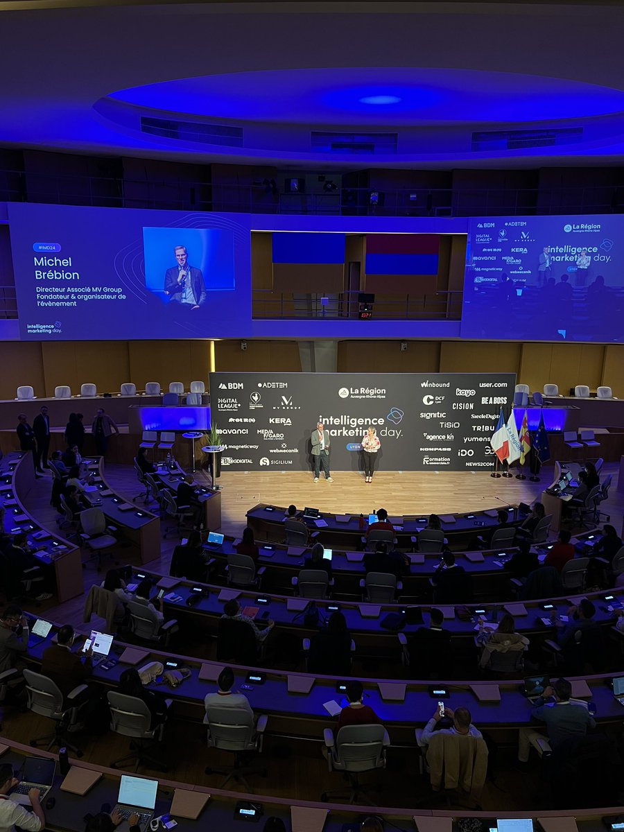 L'Intelligence Marketing Day : c'est parti ! 🎉
Pour cette 8ème édition à Lyon, plongez au cœur des dernières tendances et des innovations marketing qui transforment notre manière de concevoir et de déployer des stratégies. 💡📊

#IMD24 #Lyon #Marketing #Digital #Event