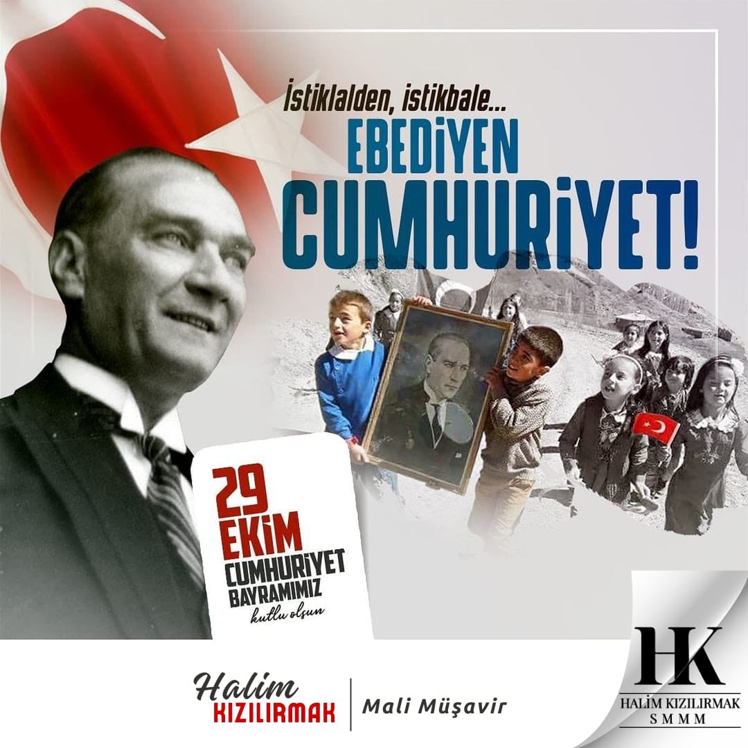 Cumhuriyetin 101. Yılında Bağımsız ve Özgür Türkiye Cumhuriyetinin yılmaz bekçileriyiz Atam. 
Cumhuriyet Bayramımız Kutlu Olsun🇹🇷🇹🇷🇹🇷